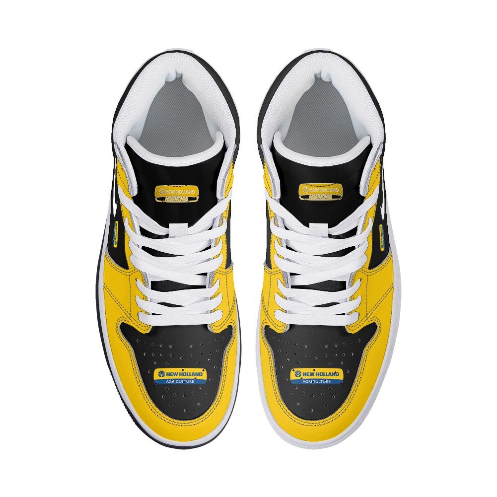 Black Ranger AJ1 High Sneakers Shoes Printed For Men And Women - Image 3