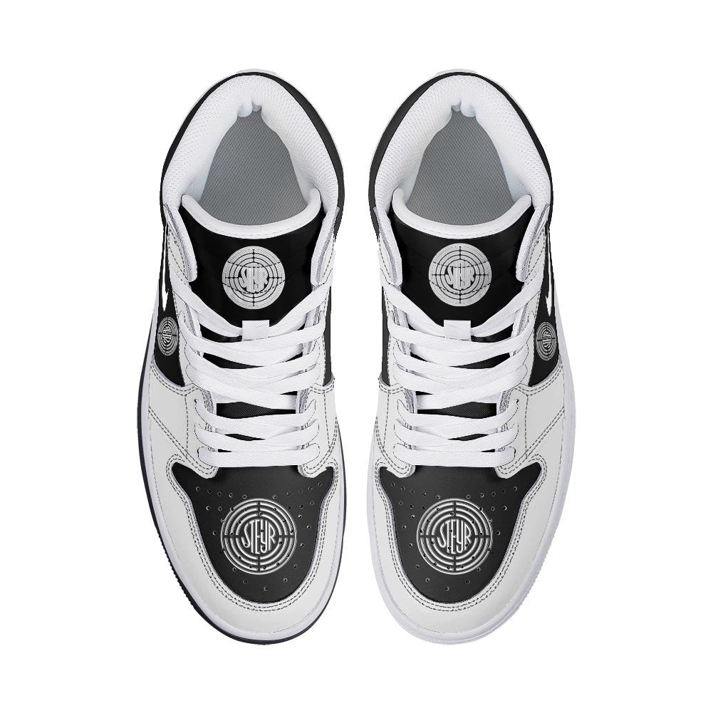 Peterbilt AJ1 High Sneakers Shoes Printed For Men And Women - Image 3