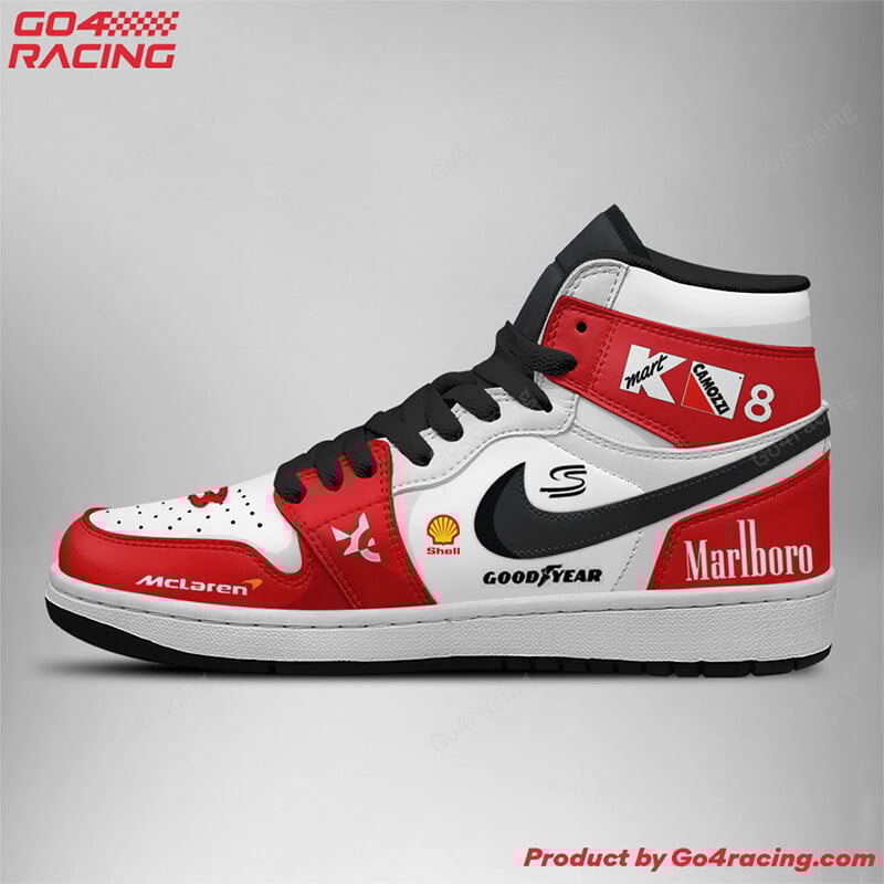Hyundai AJ1 High Sneakers Shoes Printed For Men And Women - Image 2