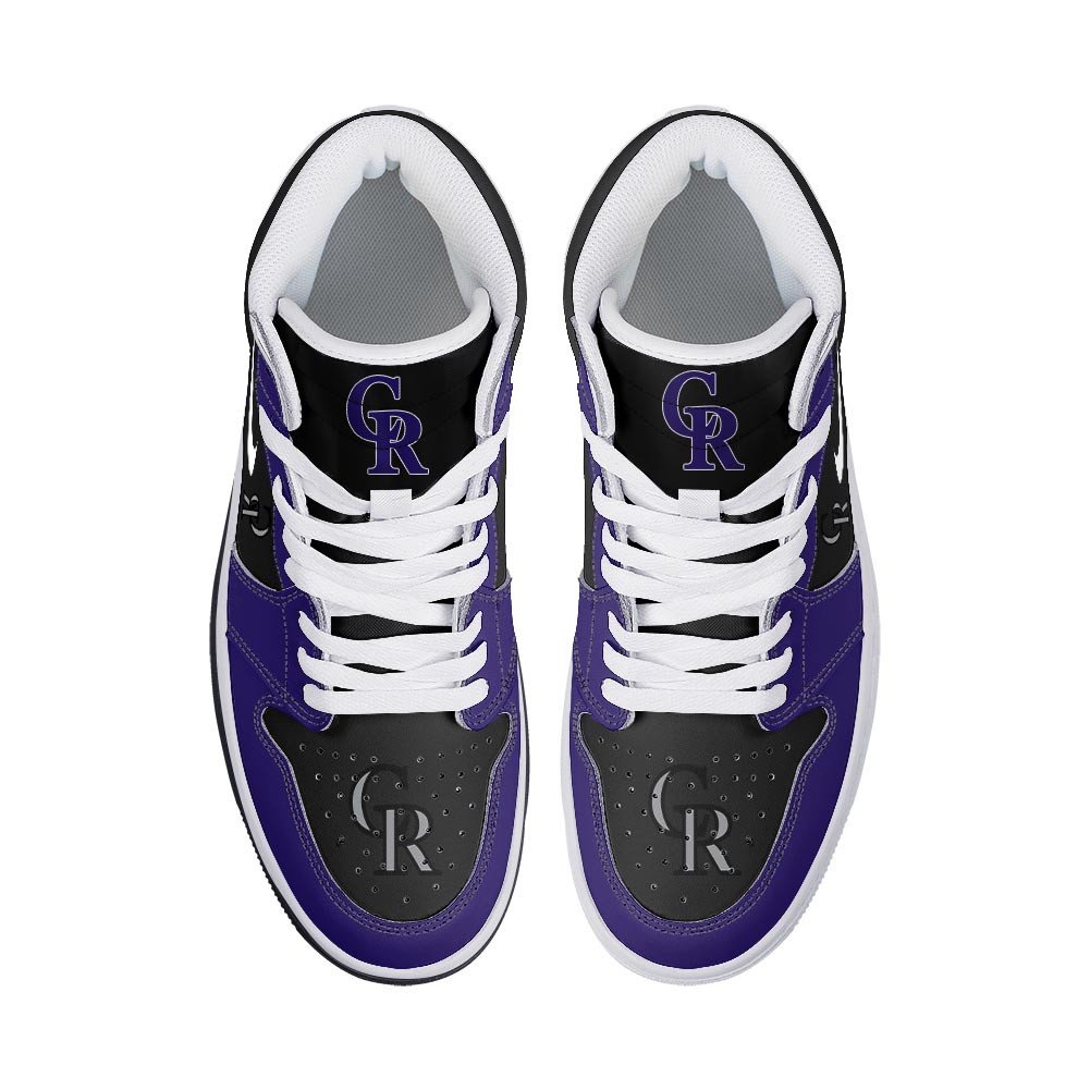 Bugatti AJ1 High Sneakers Shoes Printed For Men And Women - Image 3