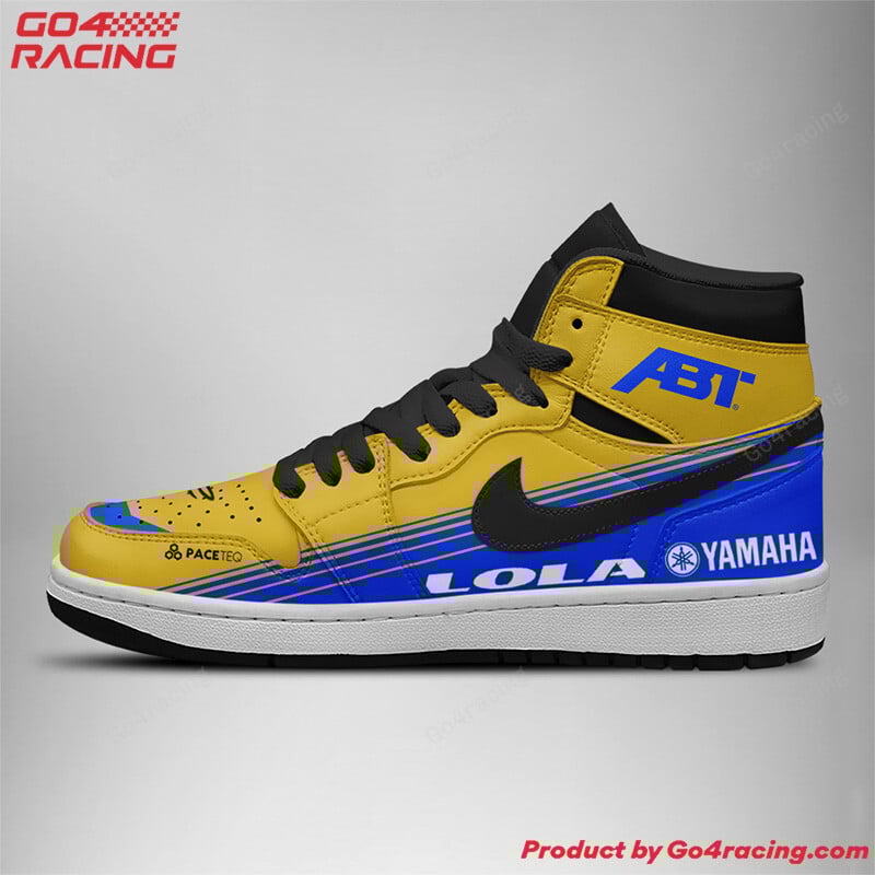 Ford-Mustang AJ1 High Sneakers Shoes Printed For Men And Women - Image 2