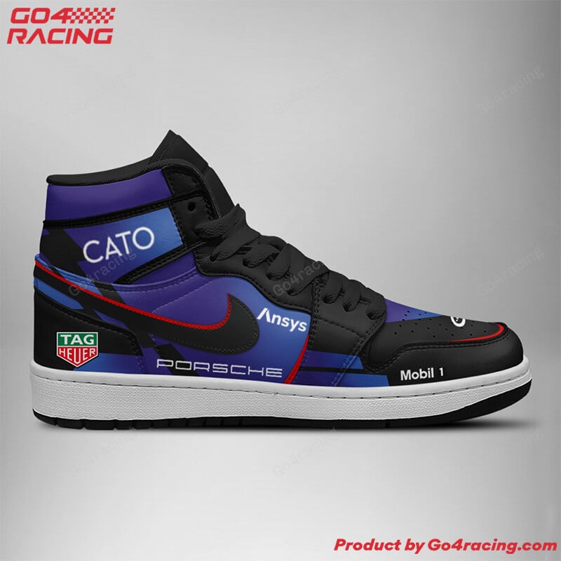 Tesla AJ1 High Sneakers Shoes Printed For Men And Women - Image 3