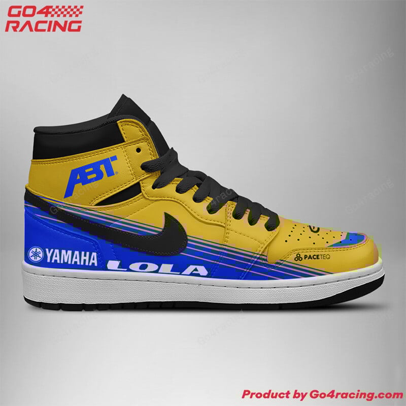 Ford-Mustang AJ1 High Sneakers Shoes Printed For Men And Women - Image 3