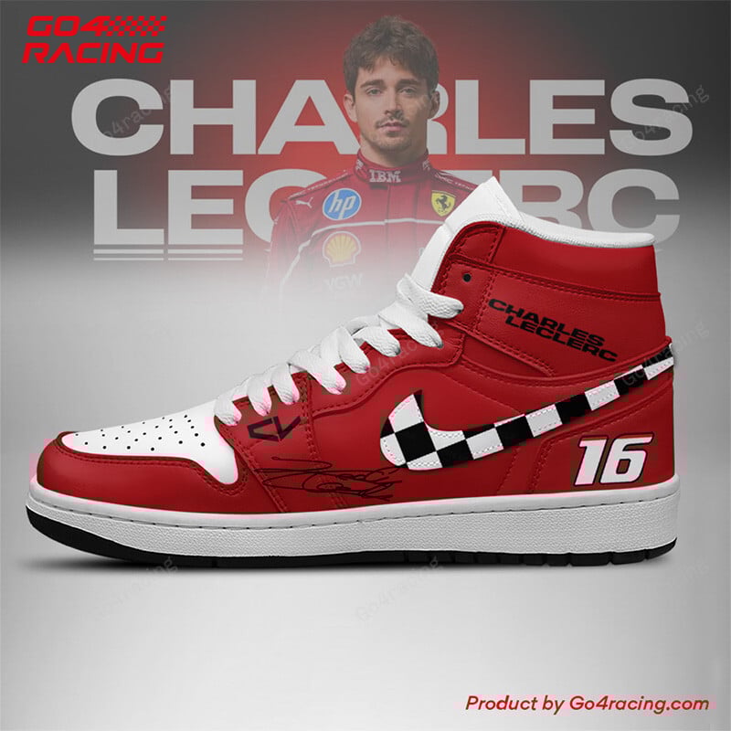 Chevrolet Corvette AJ1 High Sneakers Shoes Printed For Men And Women - Image 2