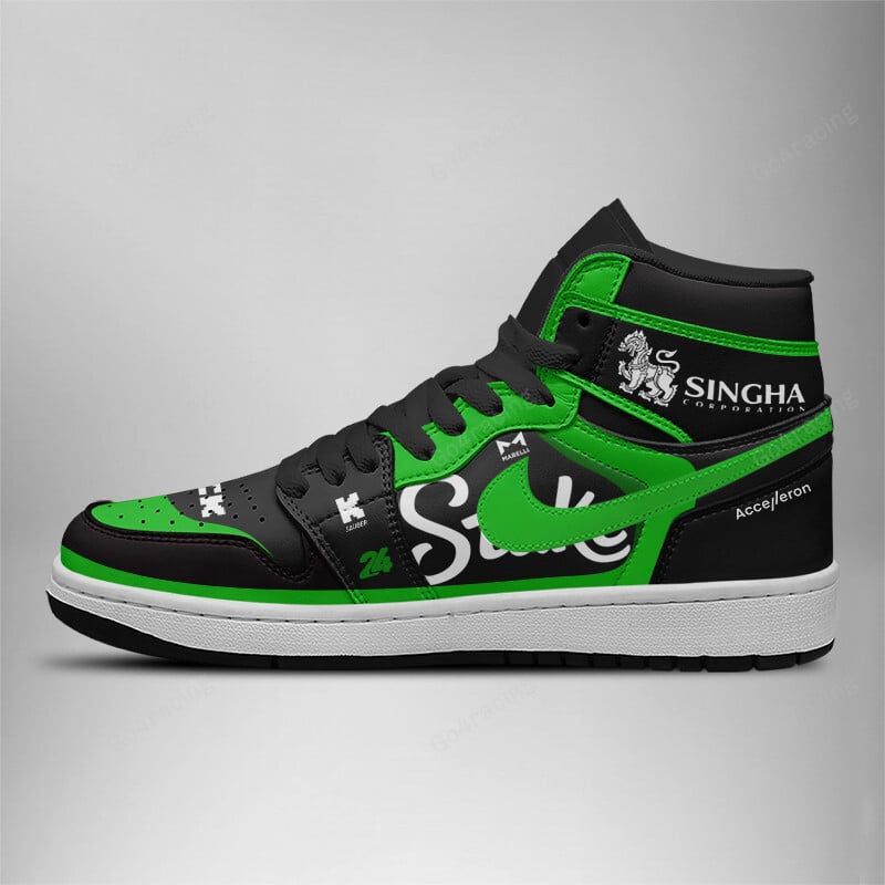 Porsche AJ1 High Sneakers Shoes Printed For Men And Women - Image 2