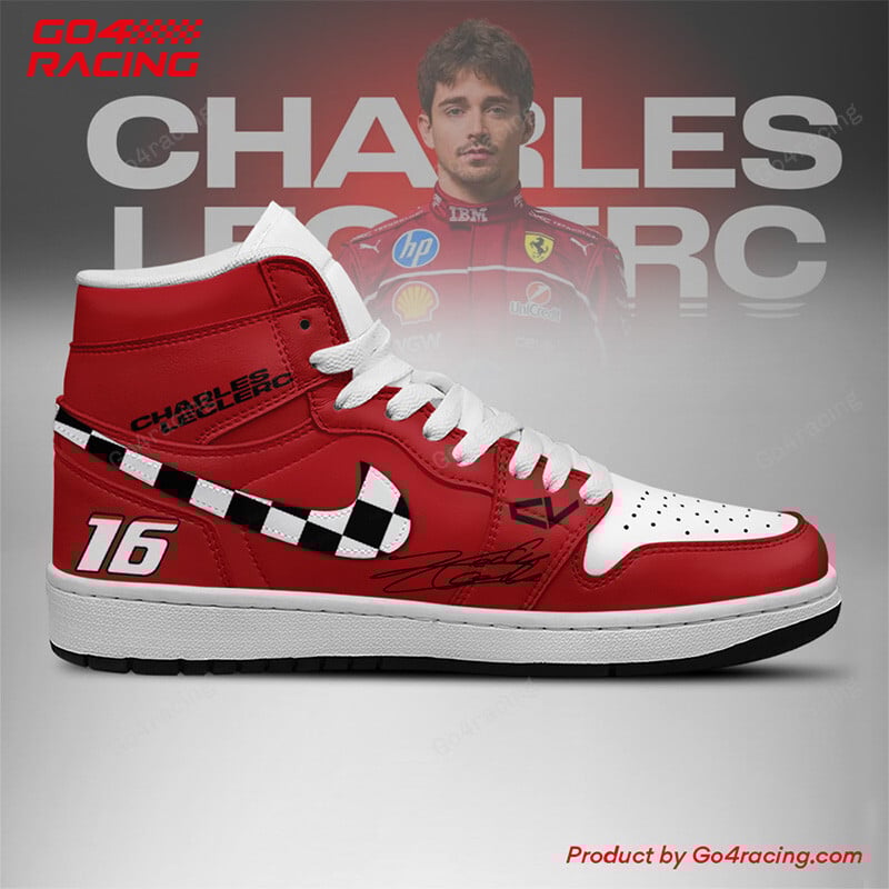 Chevrolet Corvette AJ1 High Sneakers Shoes Printed For Men And Women - Image 3