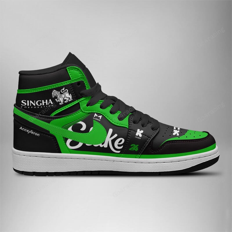 Porsche AJ1 High Sneakers Shoes Printed For Men And Women - Image 3