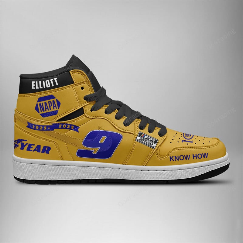 Oldsmobile AJ1 High Sneakers Shoes Printed For Men And Women - Image 3