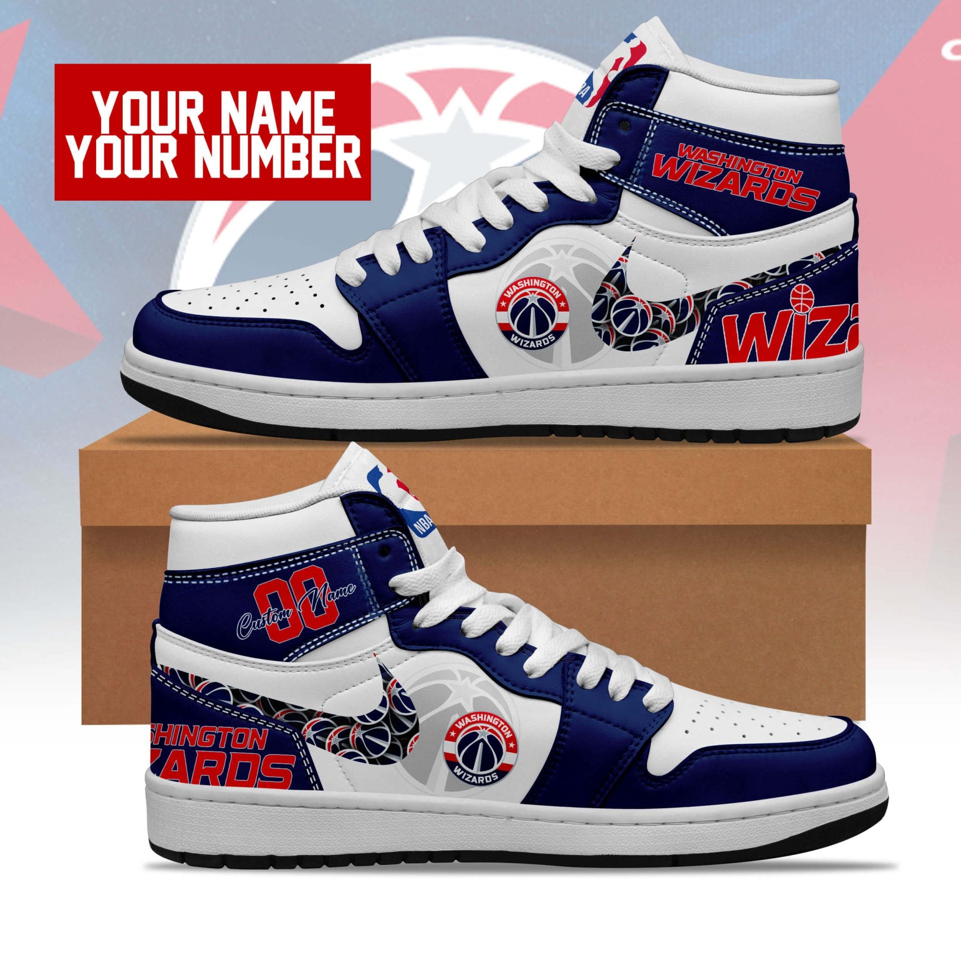 Kanto Trainer Pokemon AJ1 High Sneakers Shoes Printed For Men And Women - Image 2