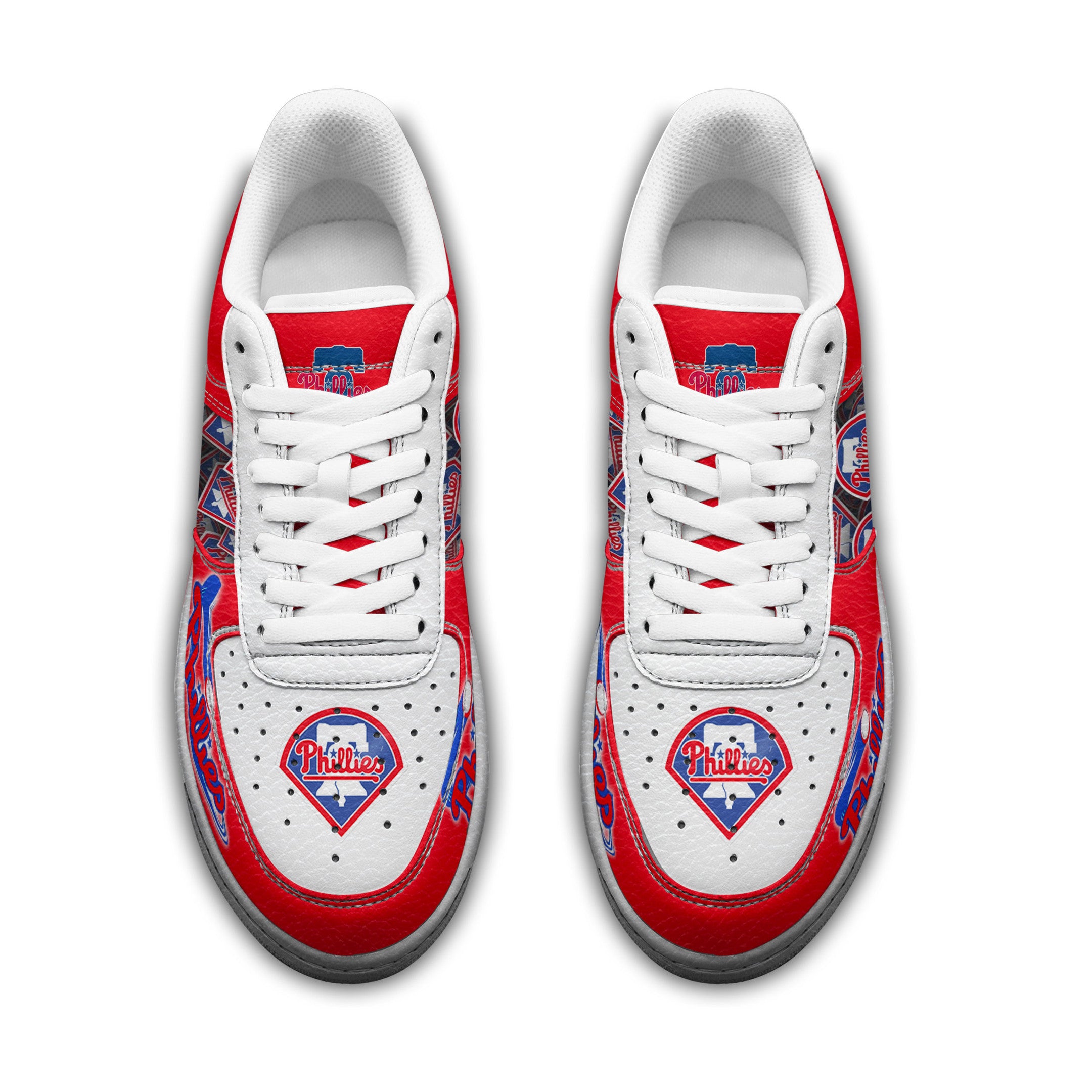 Philadelphia Phillies Sport Air Low-Top Sneakers Shoes AOP For Men And Women Full Size - Image 3