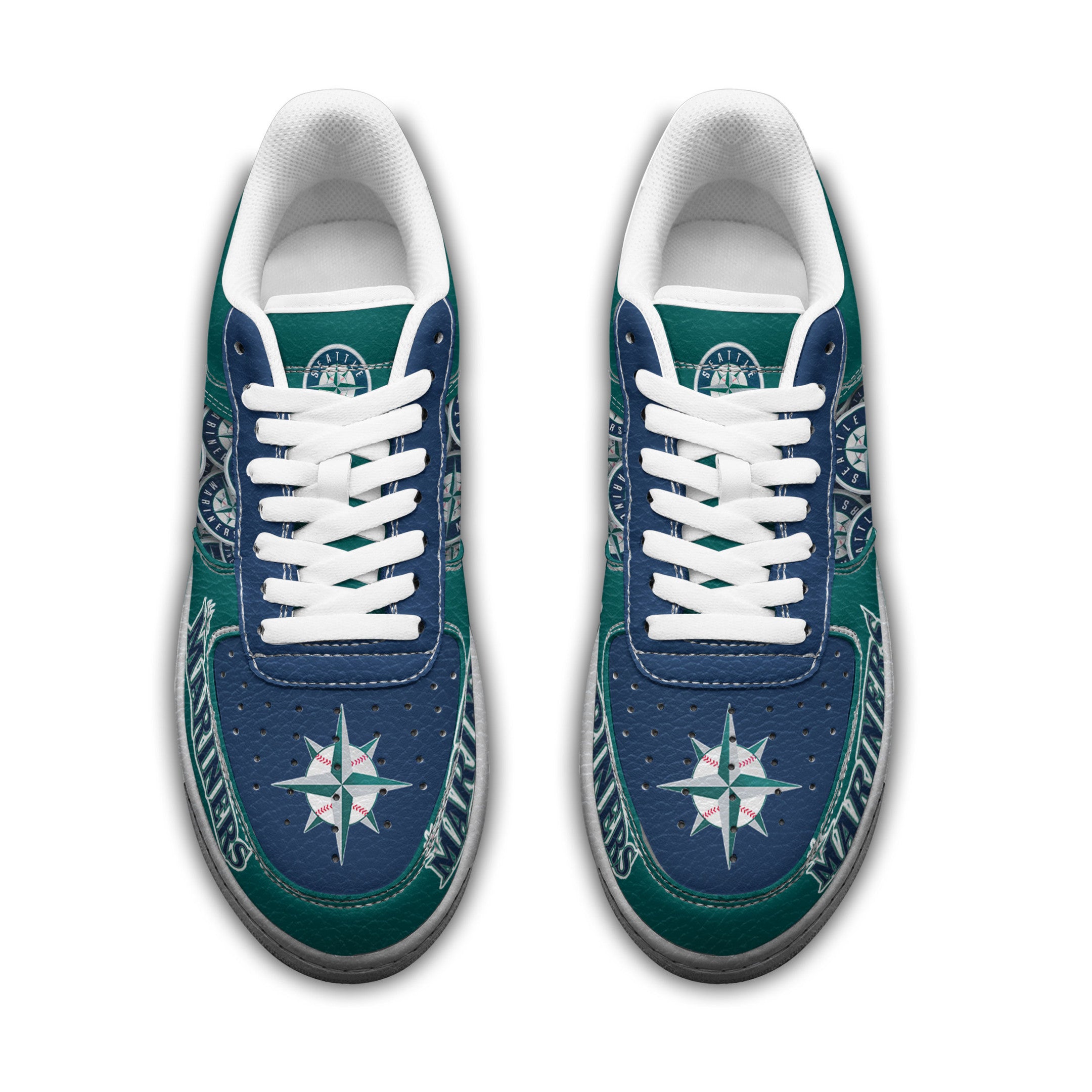 Seattle Mariners Sport Air Low-Top Sneakers Shoes AOP For Men And Women Full Size - Image 3