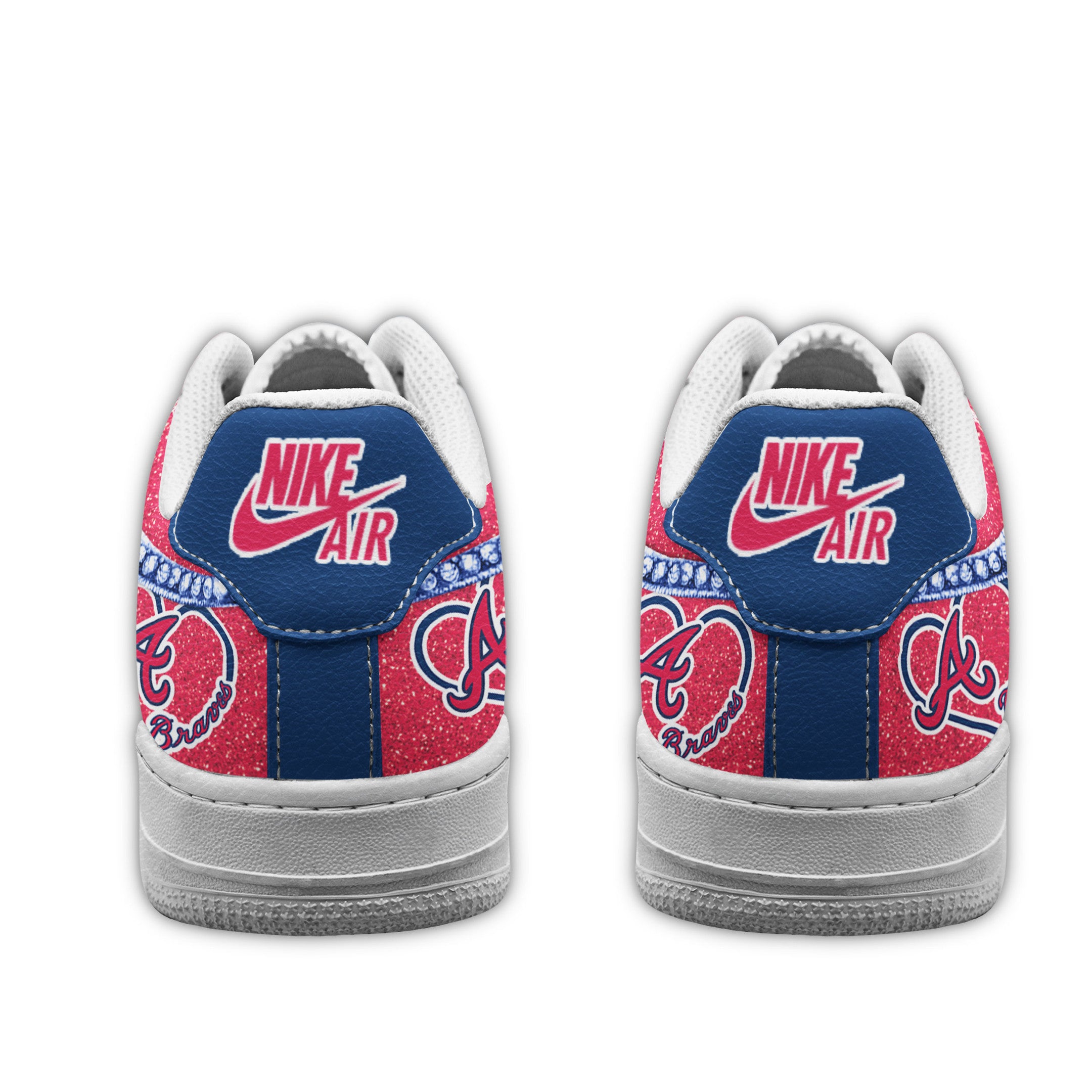Atlanta Braves Sport Air Low-Top Sneakers Shoes AOP For Men And Women Full Size - Image 4