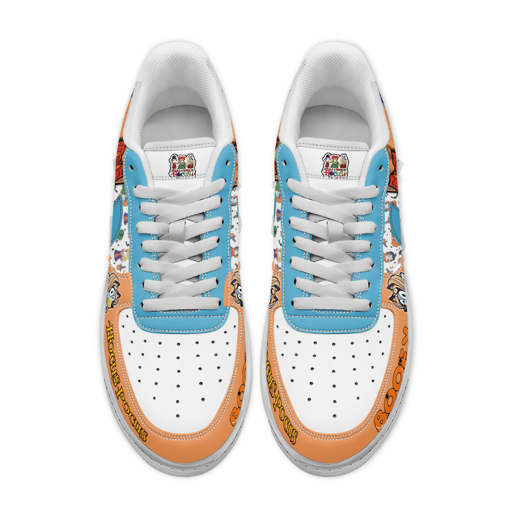 Bluey Hocus Pocus x Halloween Sport Air Low-Top Sneakers Shoes AOP For Men And Women Full Size - Image 3