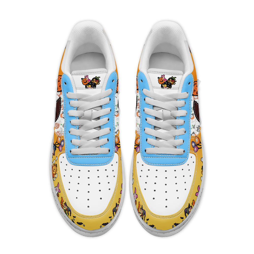 Winnie the Pooh x Halloween Sport Air Low-Top Sneakers Shoes AOP For Men And Women Full Size - Image 3