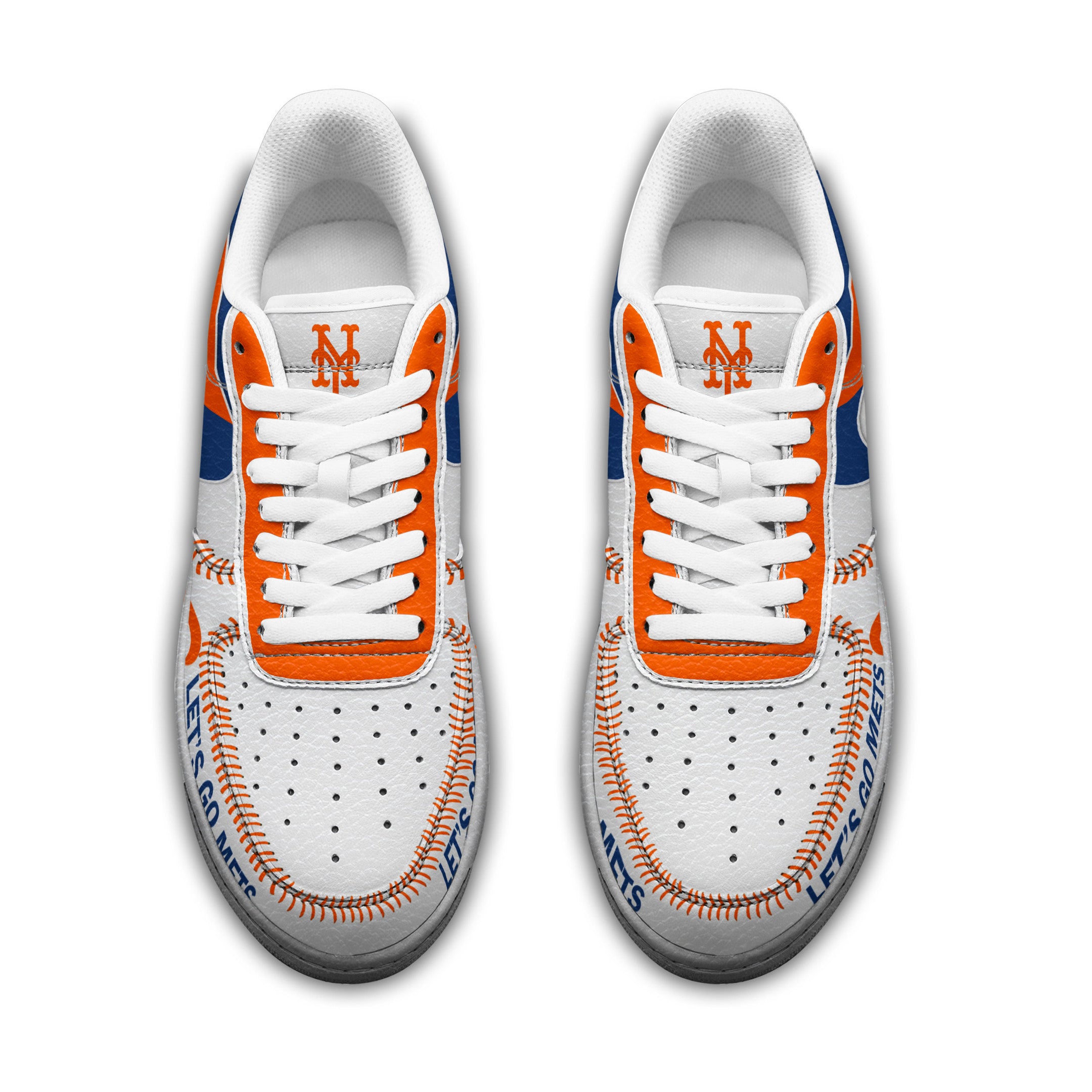 New York Mets Sport Air Low-Top Sneakers Shoes AOP For Men And Women Full Size - Image 3