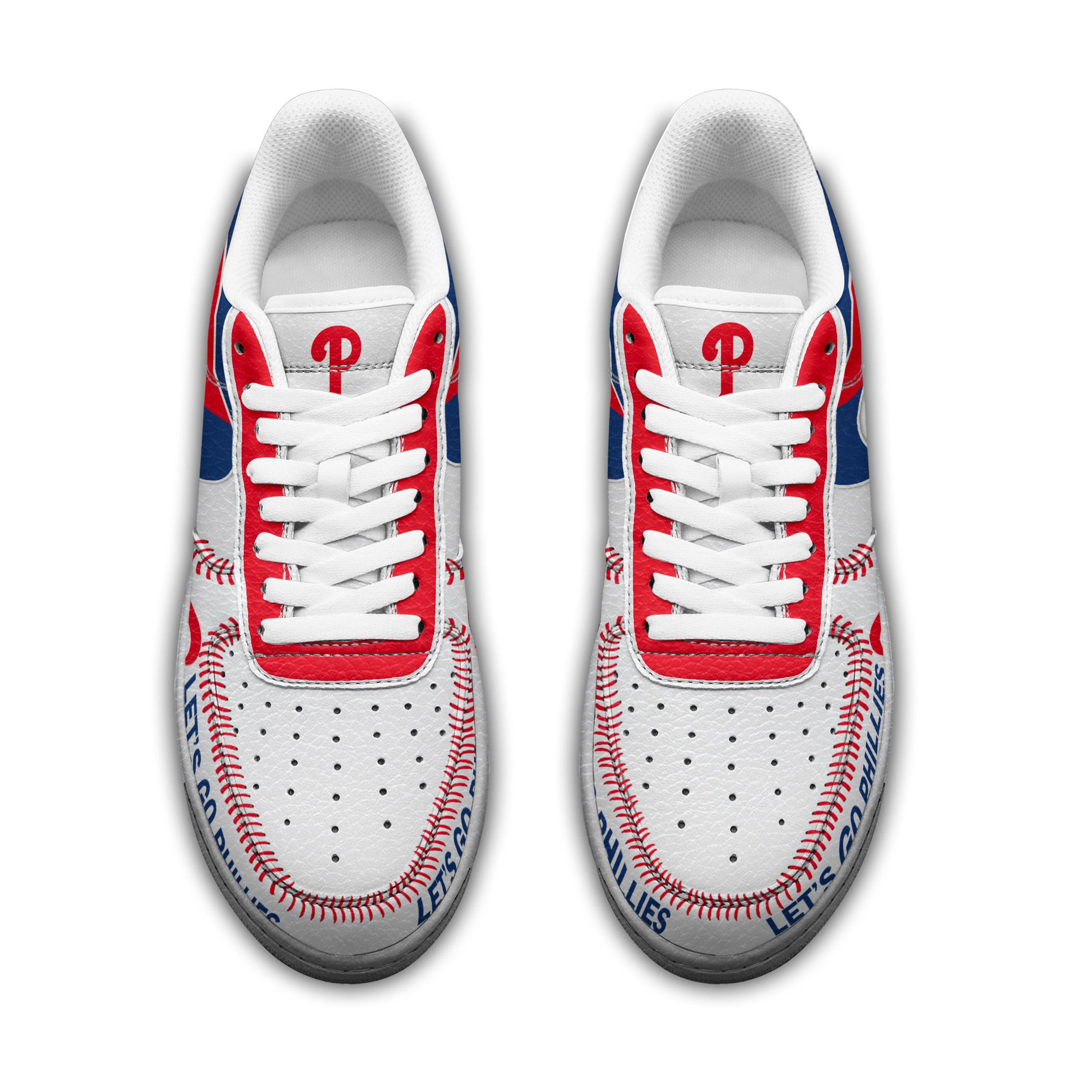 Philadelphia Phillies Sport Air Low-Top Sneakers Shoes AOP For Men And Women Full Size - Image 3