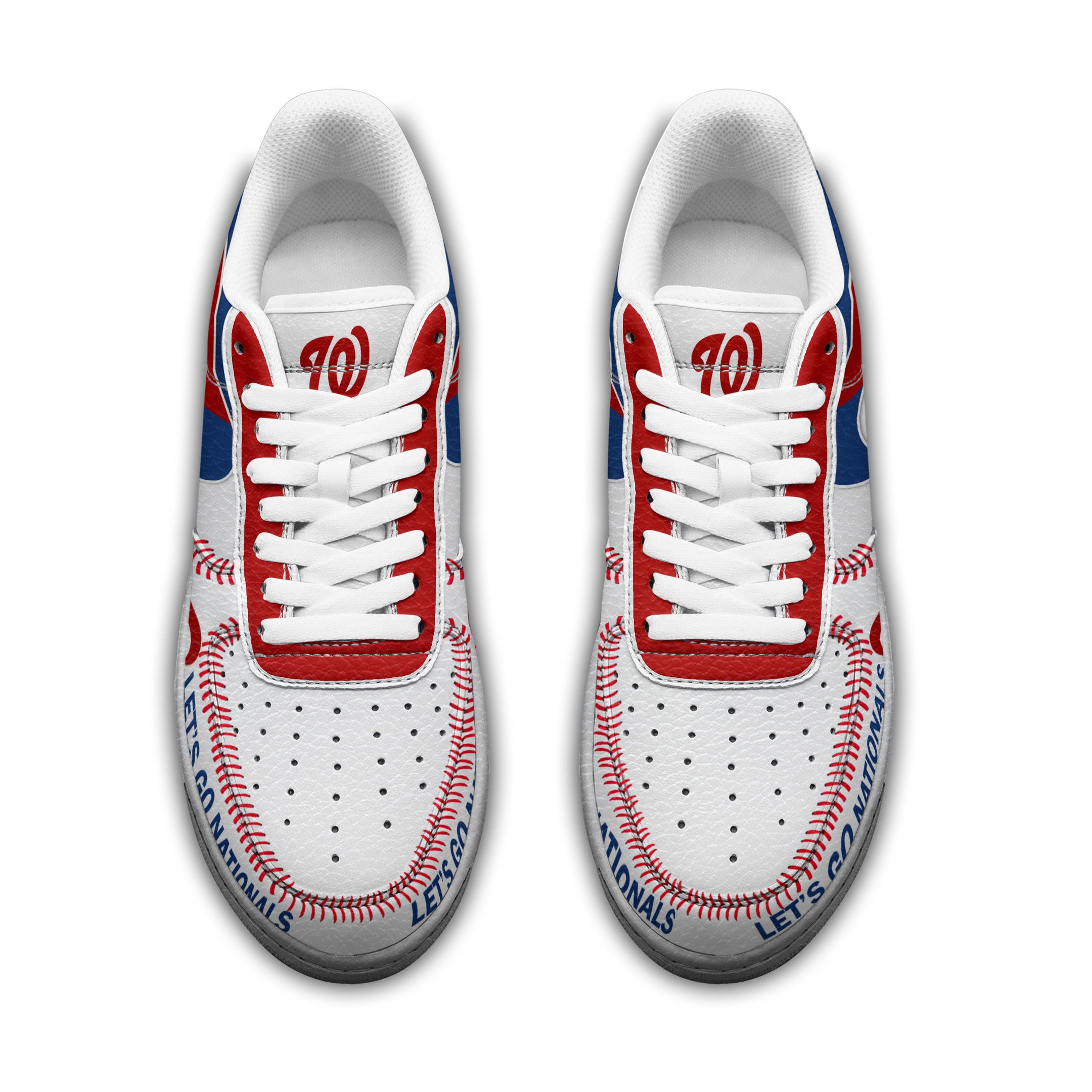 Washington Nationals Sport Air Low-Top Sneakers Shoes AOP For Men And Women Full Size - Image 3