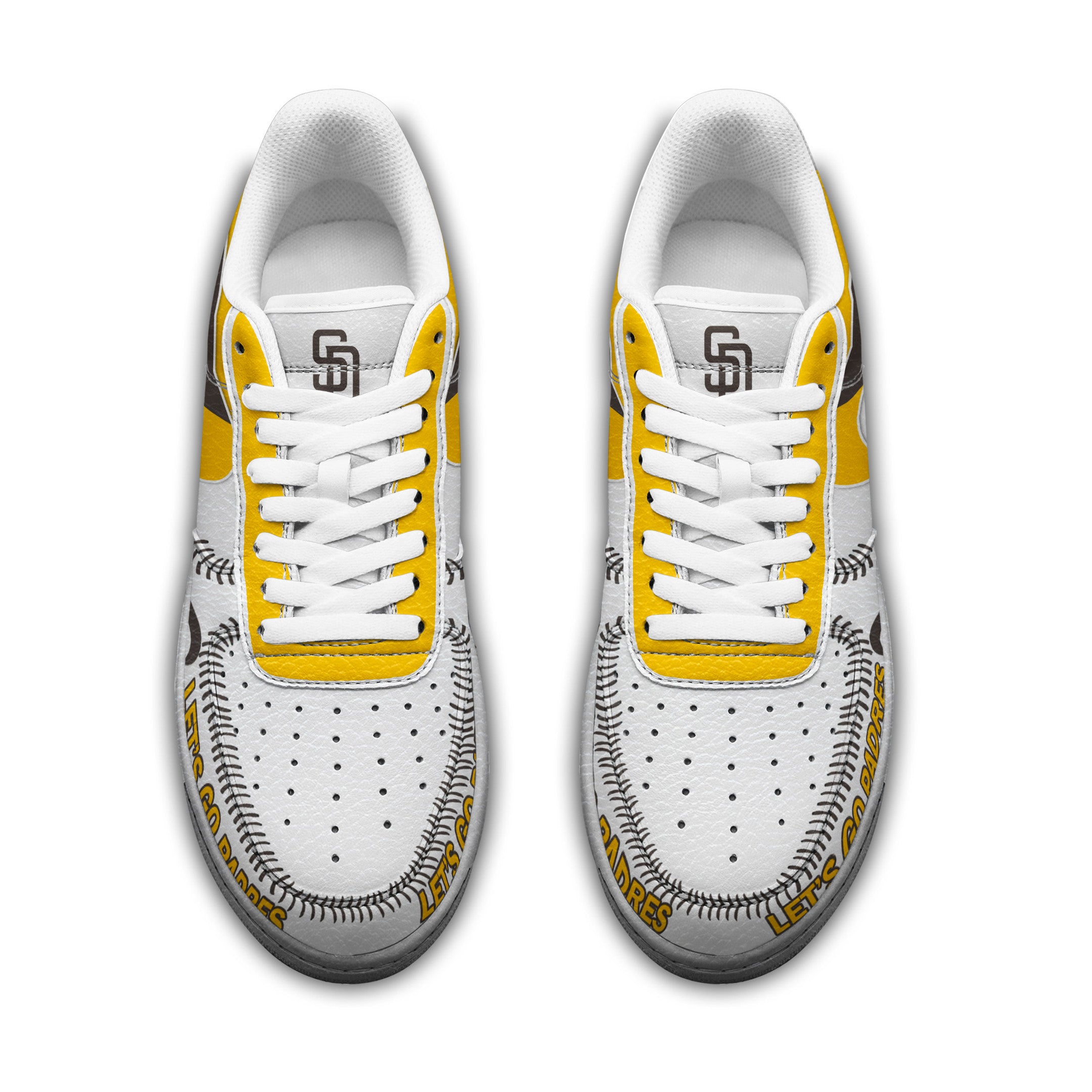 San Diego Padres Sport Air Low-Top Sneakers Shoes AOP For Men And Women Full Size - Image 3