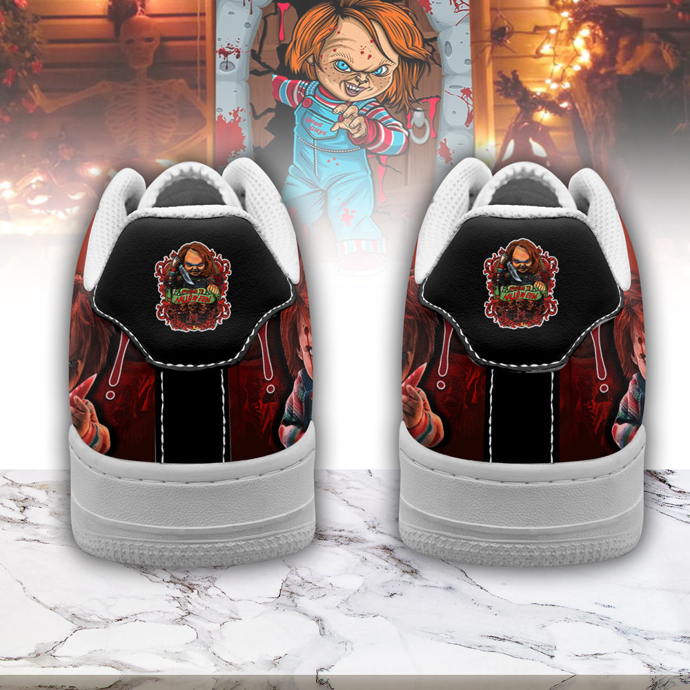 Chucky x Halloween Sport Air Low-Top Sneakers Shoes AOP For Men And Women Full Size - Image 2