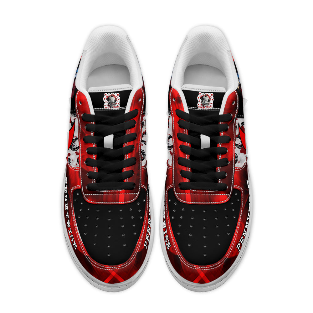 Pennywise x Halloween Sport Air Low-Top Sneakers Shoes AOP For Men And Women Full Size - Image 3
