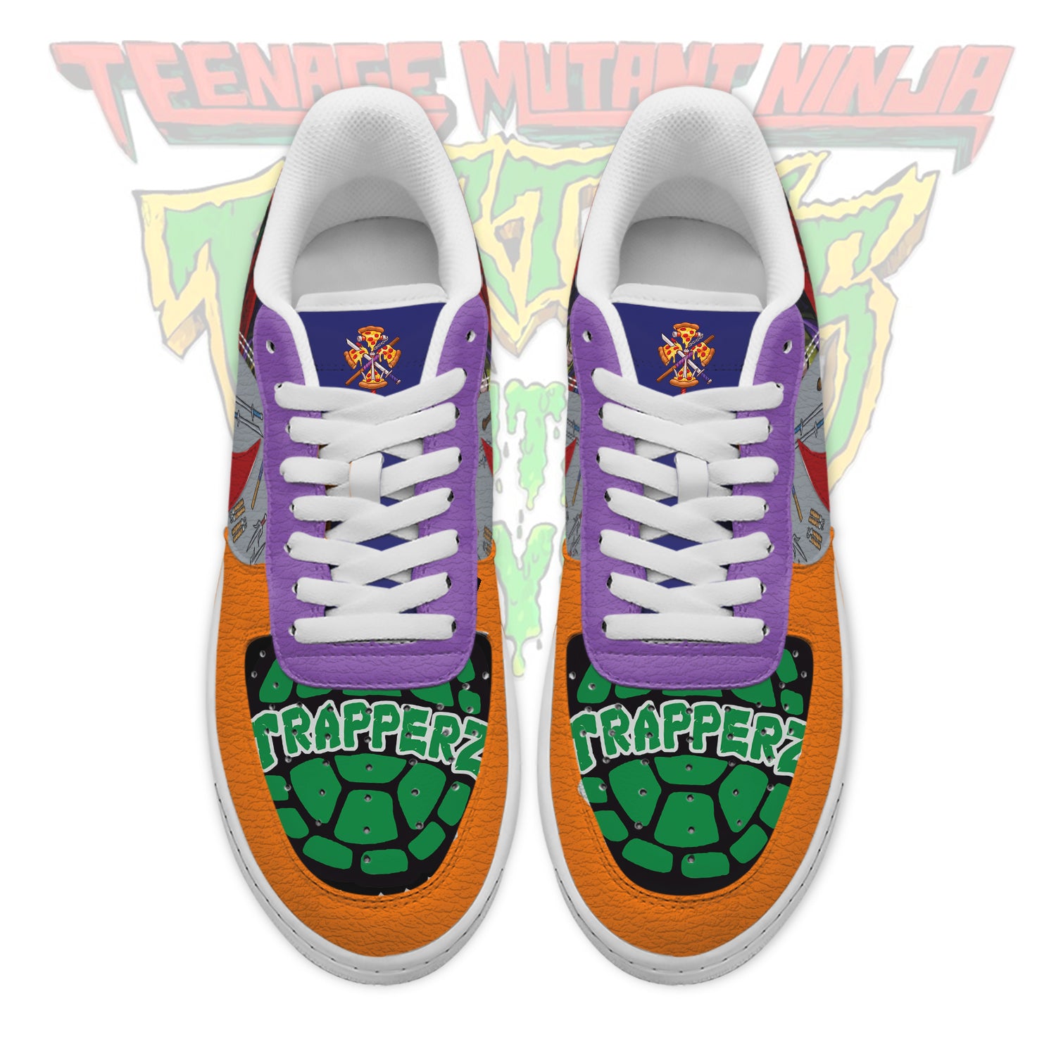 Teenage Mutant Ninja Turtles Sport Air Low-Top Sneakers Shoes AOP For Men And Women Full Size - Image 2