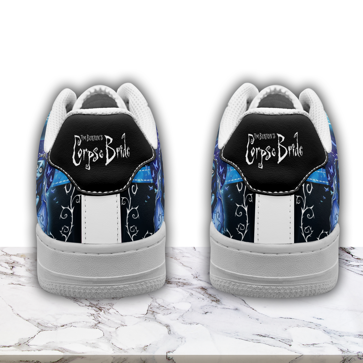 Corpse Bride x Halloween Sport Air Low-Top Sneakers Shoes AOP For Men And Women Full Size - Image 3