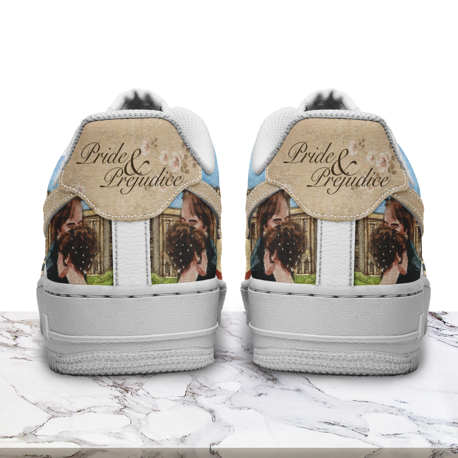 Pride and Prejudice Sport Air Low-Top Sneakers Shoes AOP For Men And Women Full Size - Image 3