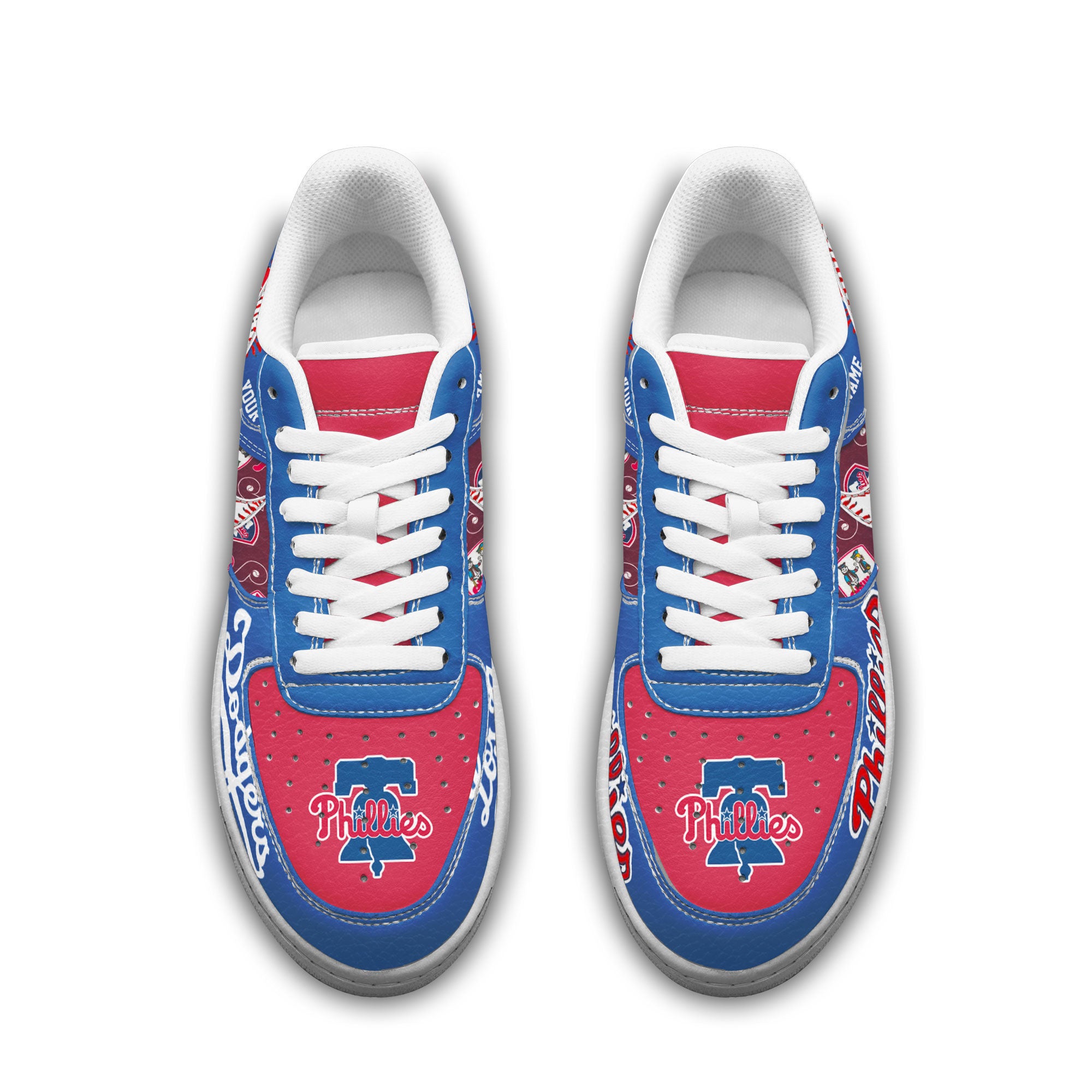 Philadelphia Phillies Sport Air Low-Top Sneakers Shoes AOP For Men And Women Full Size - Image 4