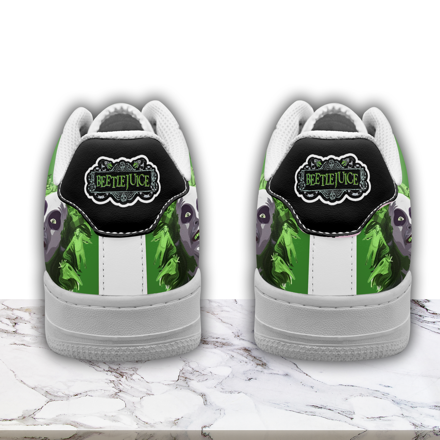 Beetlejuice x Halloween Sport Air Low-Top Sneakers Shoes AOP For Men And Women Full Size - Image 3