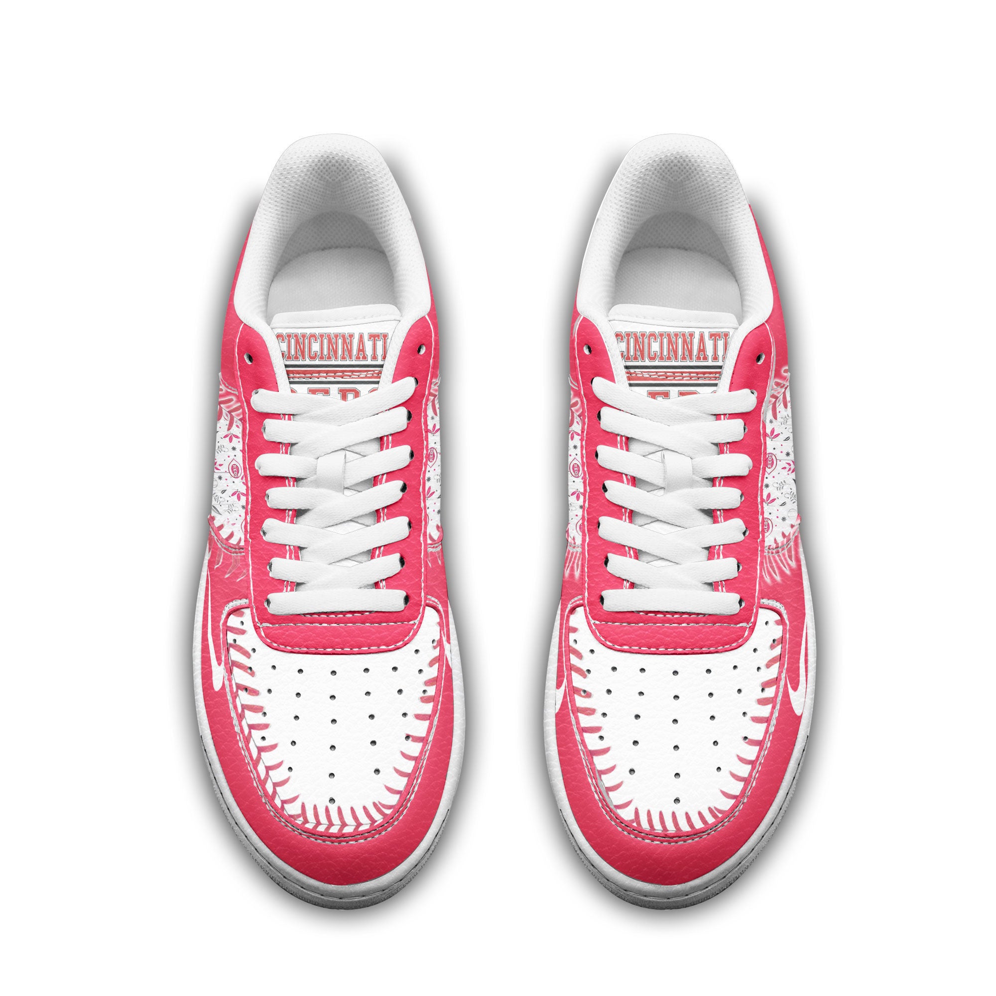 Cincinnati Reds Sport Air Low-Top Sneakers Shoes AOP For Men And Women Full Size - Image 2