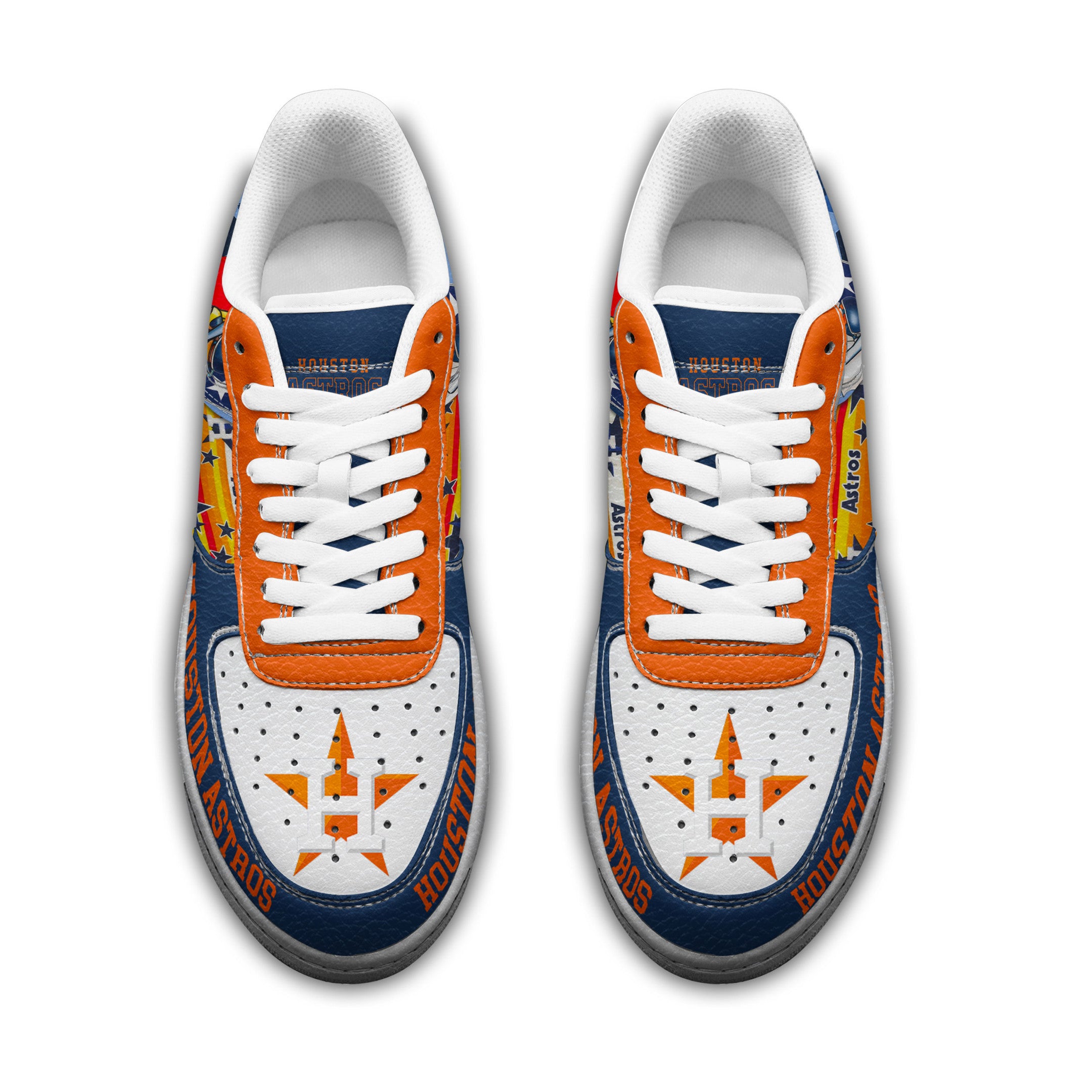 Houston Astros Sport Air Low-Top Sneakers Shoes AOP For Men And Women Full Size - Image 4
