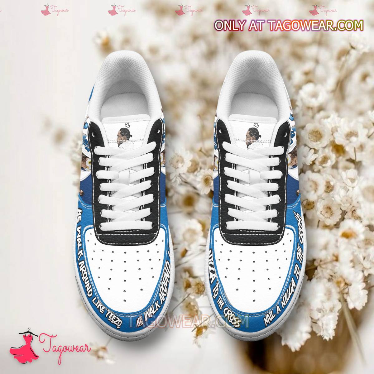 Kendrick Lamar Sport Air Low-Top Sneakers Shoes AOP For Men And Women Full Size - Image 2
