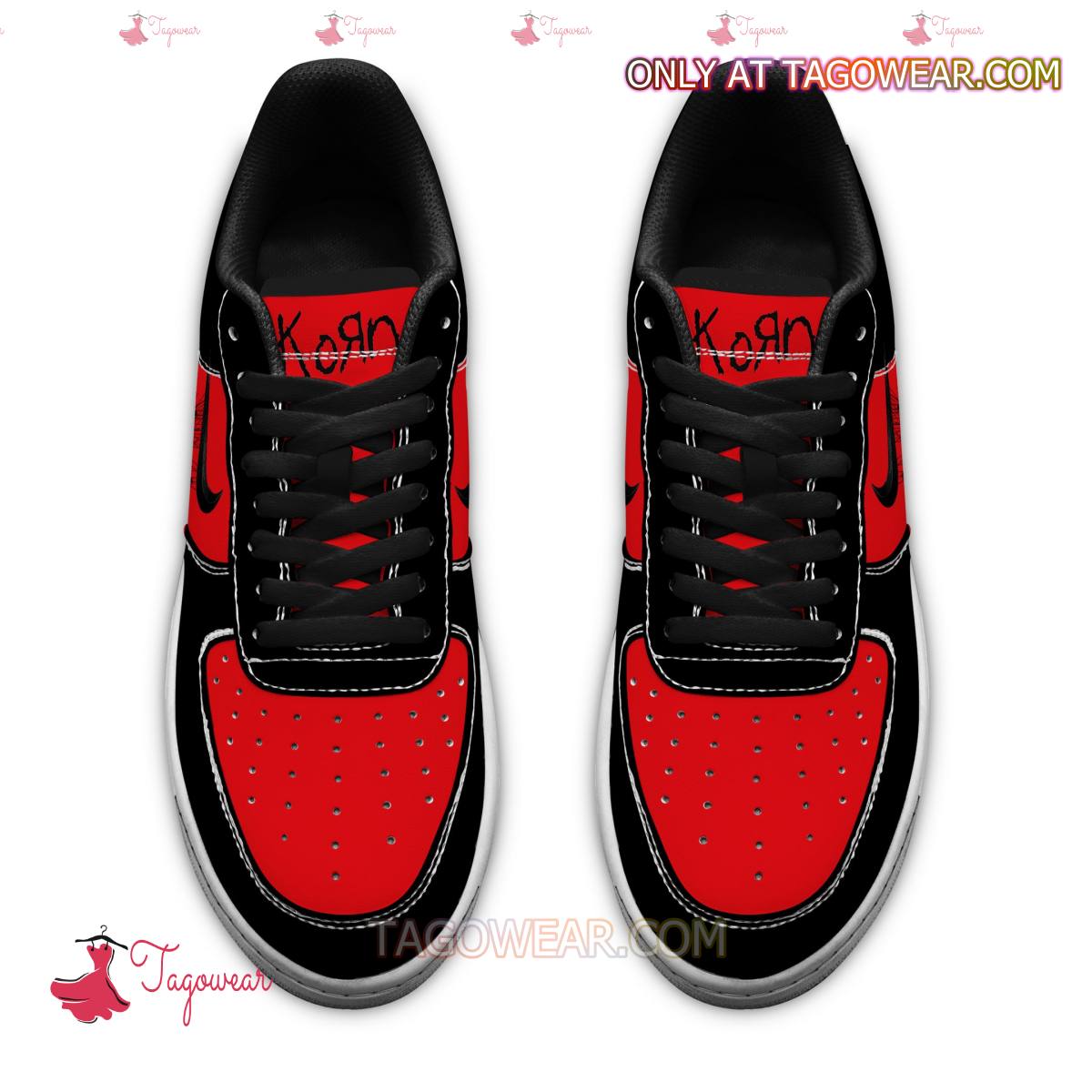 Korn The Nothing Sport Air Low-Top Sneakers Shoes AOP For Men And Women Full Size - Image 2