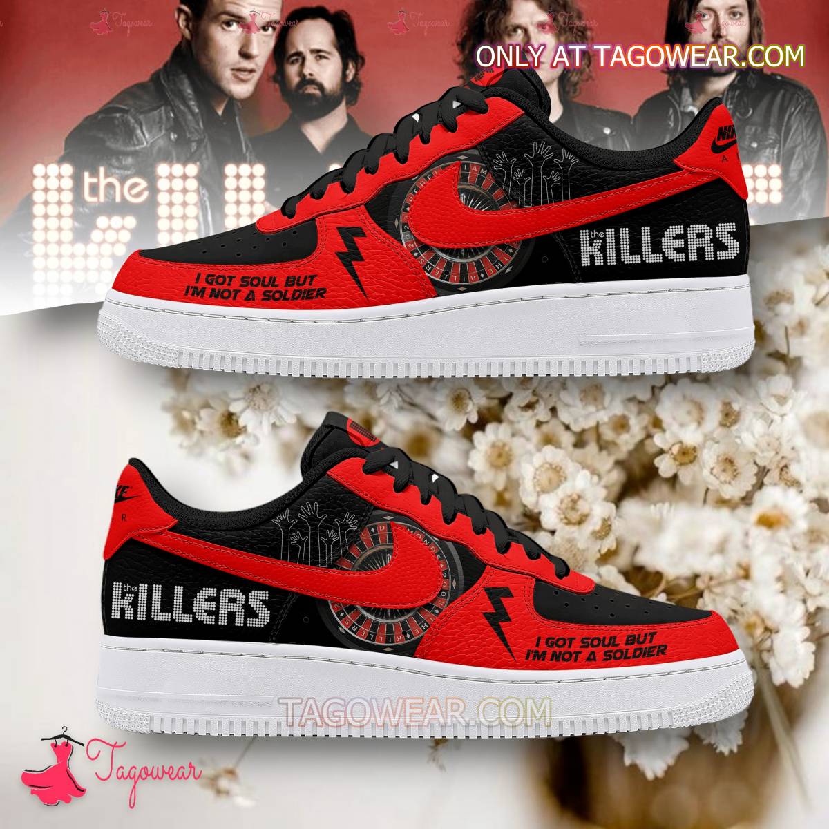 Killers Sport Air Low-Top Sneakers Shoes AOP For Men And Women Full Size - Image 2