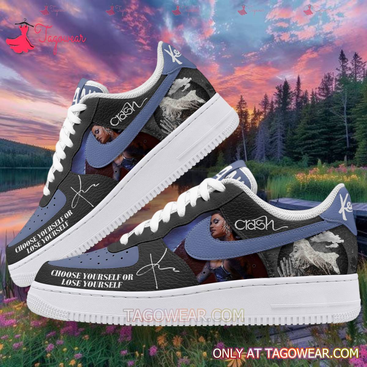 Kehlani Crash Sport Air Low-Top Sneakers Shoes AOP For Men And Women Full Size - Image 2