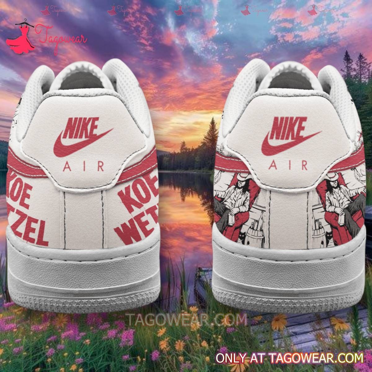 Koe Wetzel Sport Air Low-Top Sneakers Shoes AOP For Men And Women Full Size - Image 3