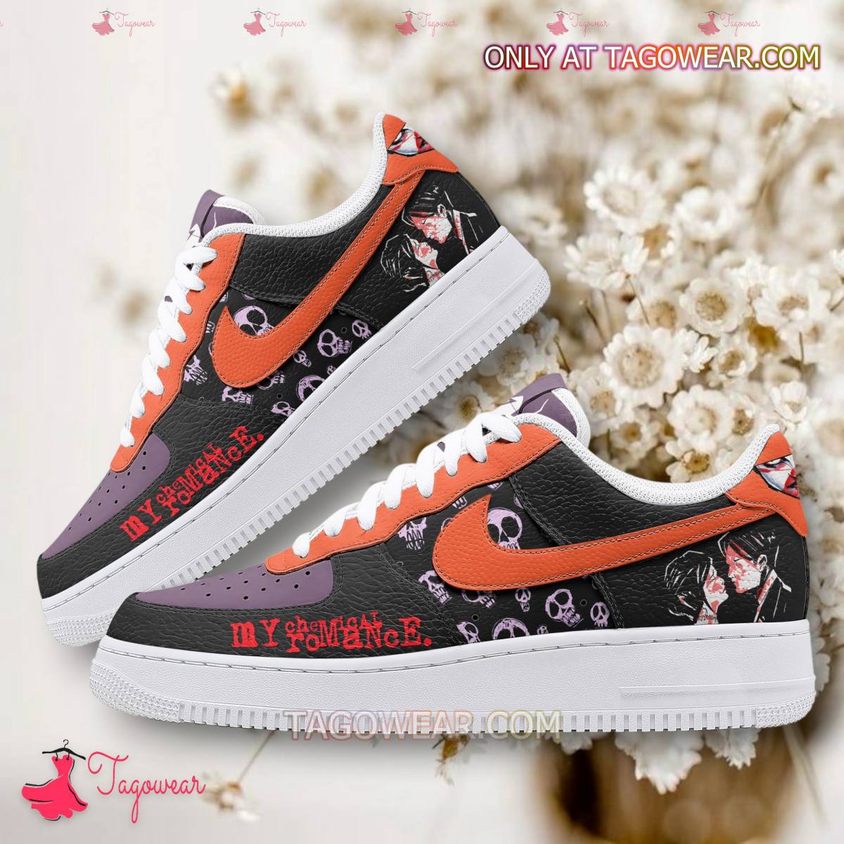My Chemical Romance Sport Air Low-Top Sneakers Shoes AOP For Men And Women Full Size - Image 2