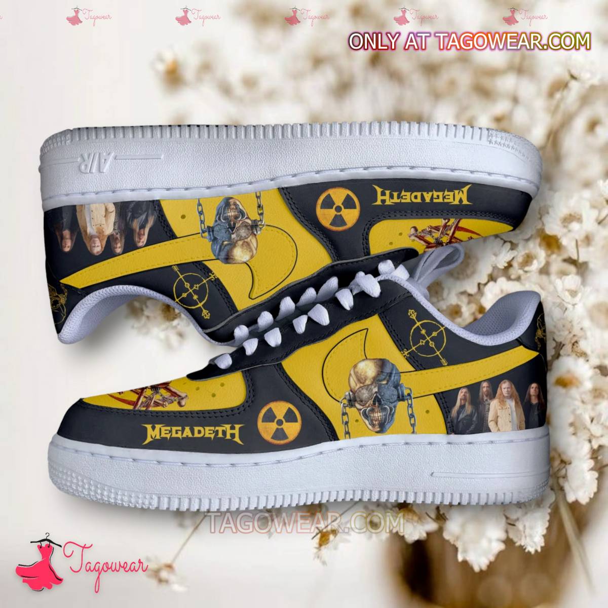 Megadeth Sport Air Low-Top Sneakers Shoes AOP For Men And Women Full Size - Image 2