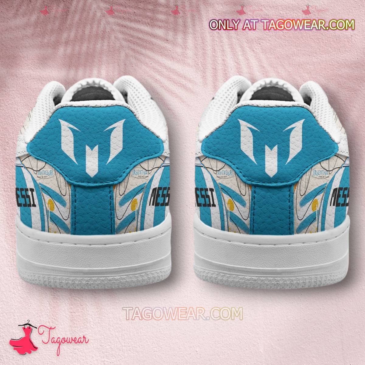 Messi Sport Air Low-Top Sneakers Shoes AOP For Men And Women Full Size - Image 3