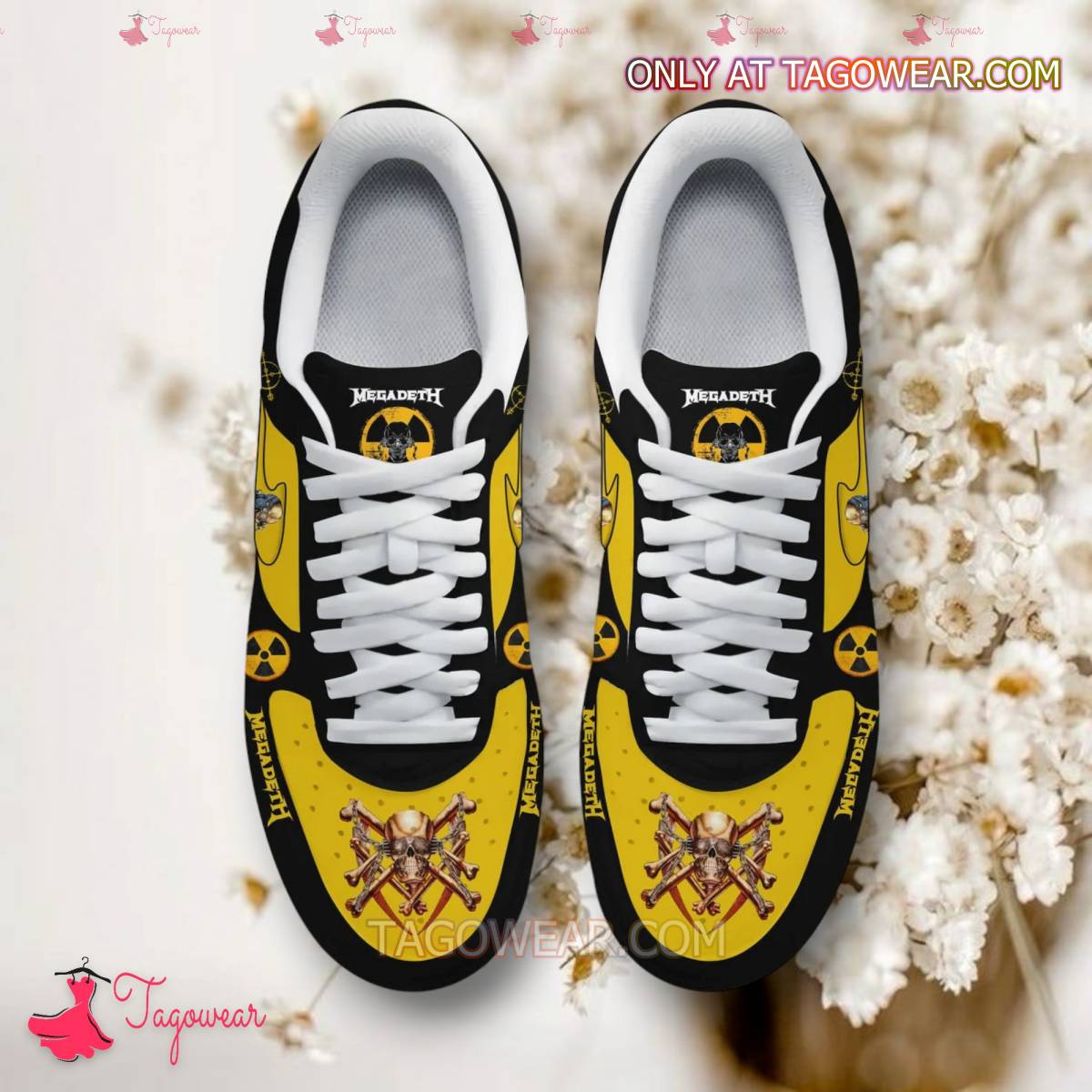 Megadeth Sport Air Low-Top Sneakers Shoes AOP For Men And Women Full Size - Image 4