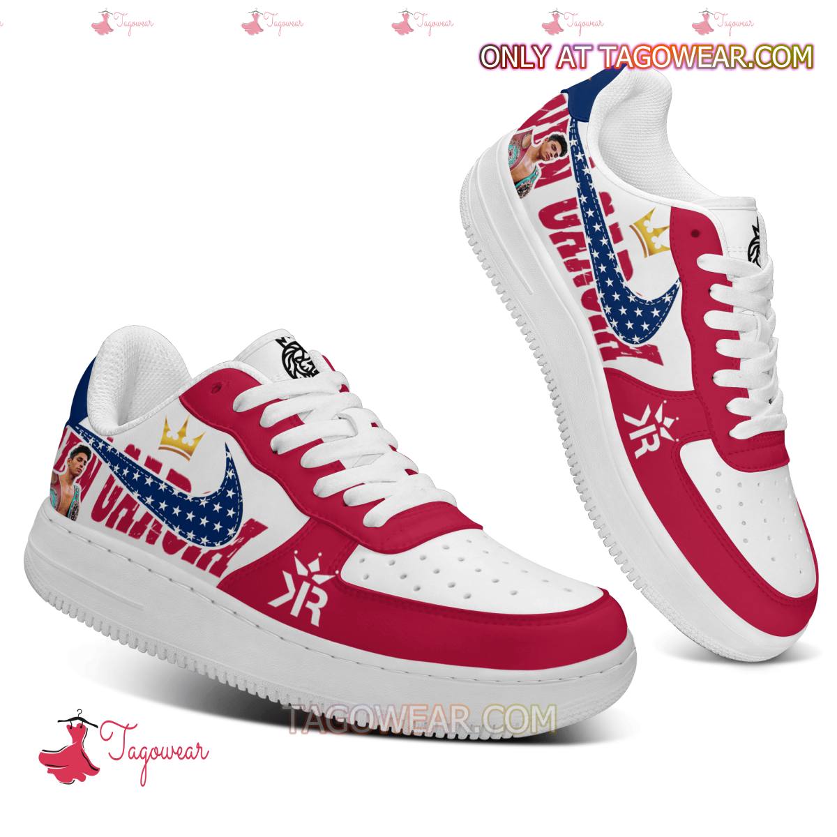 Ryan Garcia Kingry Sport Air Low-Top Sneakers Shoes AOP For Men And Women Full Size - Image 2