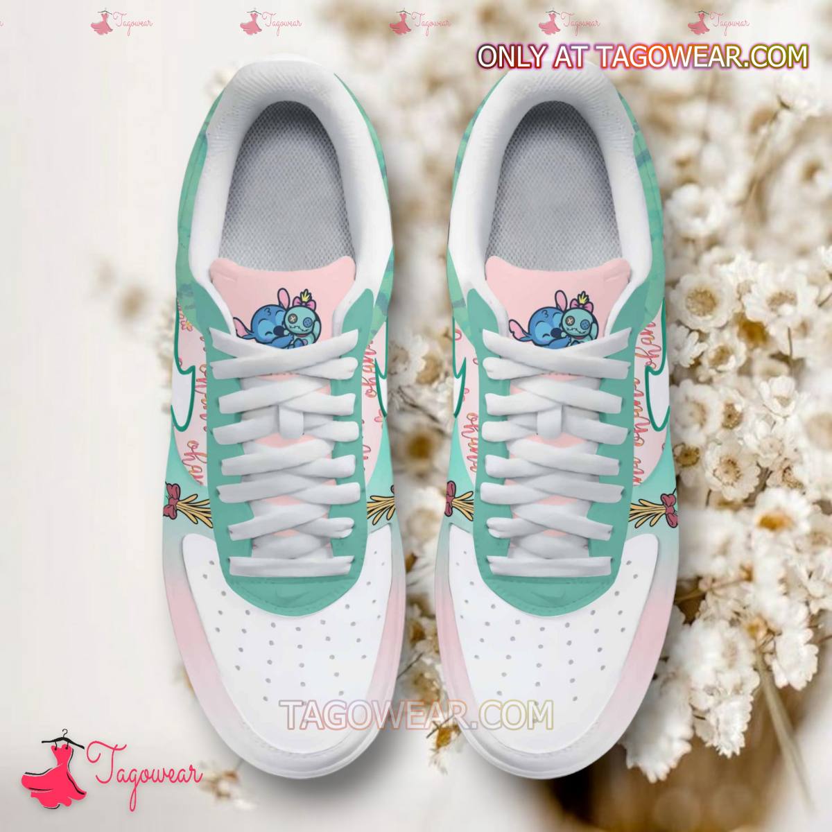 Stitch Sport Air Low-Top Sneakers Shoes AOP For Men And Women Full Size - Image 2