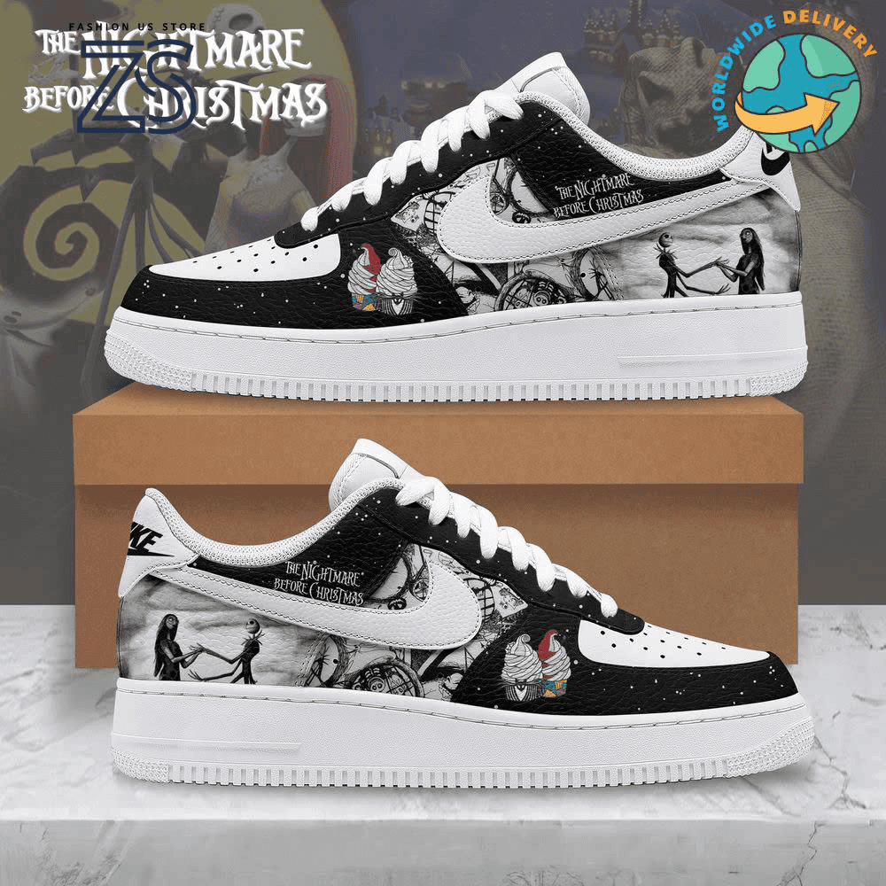 Jack Skellington Sport Air Low-Top Sneakers Shoes AOP For Men And Women Full Size - Image 2