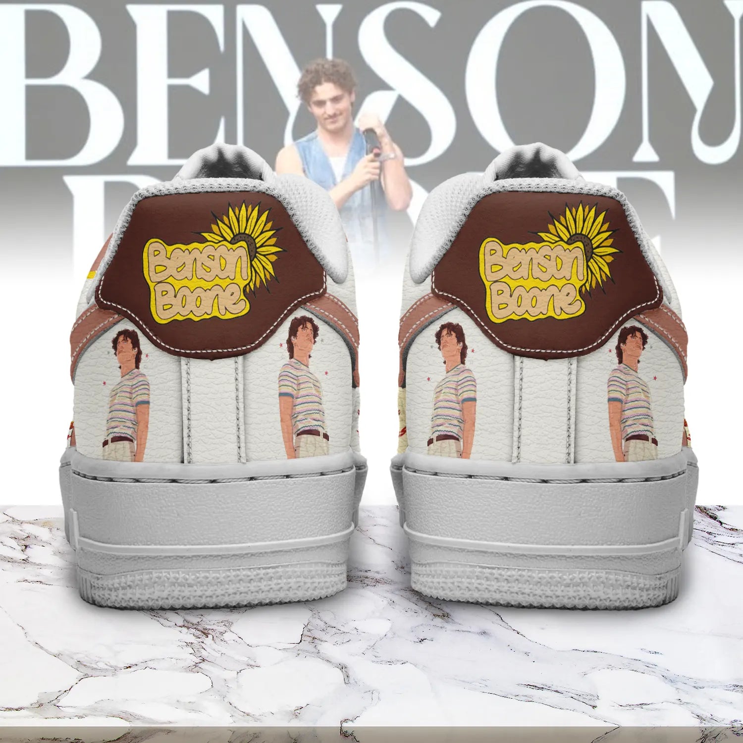 Benson Boone Sport Air Low-Top Sneakers Shoes AOP For Men And Women Full Size - Image 3