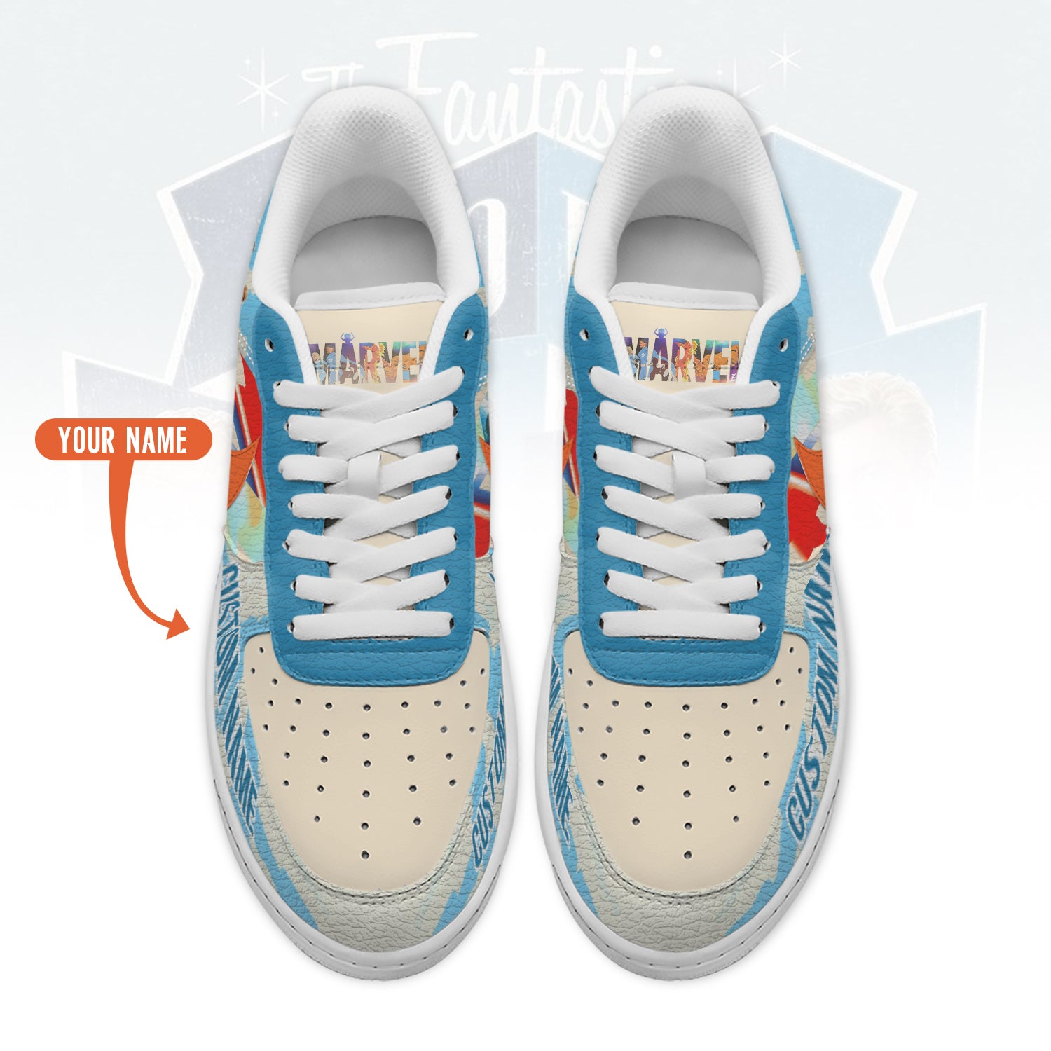 The Fantastic Four Sport Air Low-Top Sneakers Shoes AOP For Men And Women Full Size - Image 3