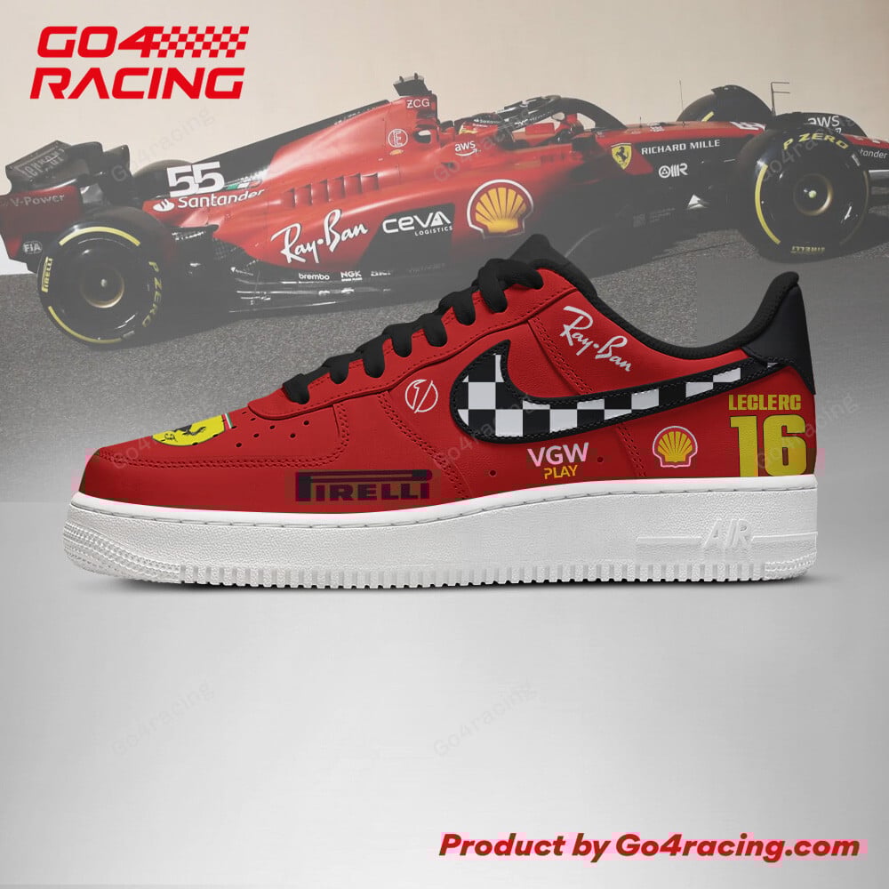 Scuderia Ferrari Sport Air Low-Top Sneakers Shoes AOP For Men And Women Full Size - Image 2