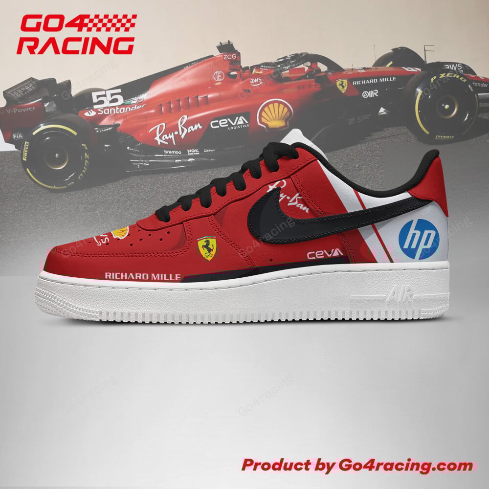 Scuderia Ferrari Sport Air Low-Top Sneakers Shoes AOP For Men And Women Full Size - Image 2