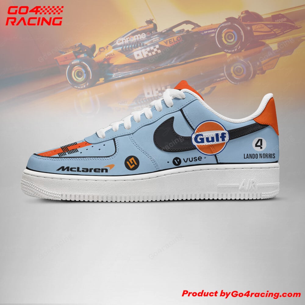 Lando Norris - Mclaren Formula Sport Air Low-Top Sneakers Shoes AOP For Men And Women Full Size - Image 2
