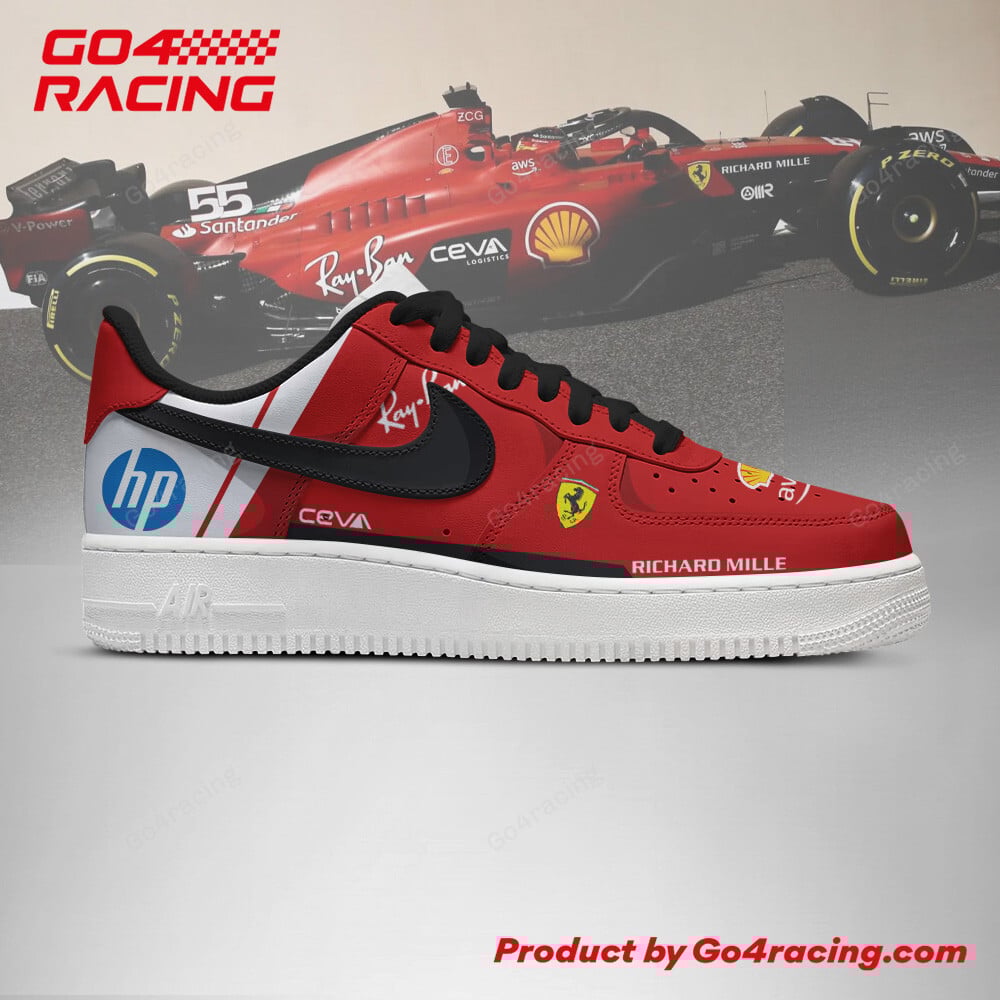 Scuderia Ferrari Sport Air Low-Top Sneakers Shoes AOP For Men And Women Full Size - Image 3