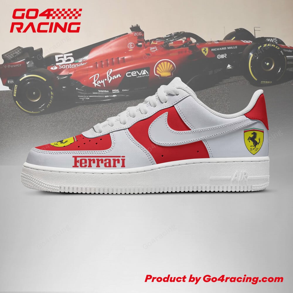 Scuderia Ferrari Sport Air Low-Top Sneakers Shoes AOP For Men And Women Full Size - Image 2